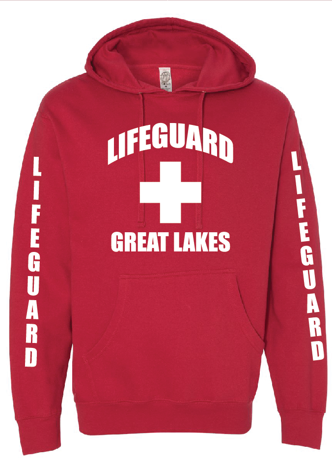 Lifeguard Costume, Lifeguard Hoodie Khaki