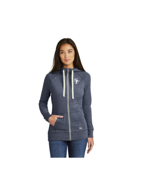 New Era® Ladies Sueded Cotton Blend Full-Zip Hoodie [LNEA122] - Threads ...