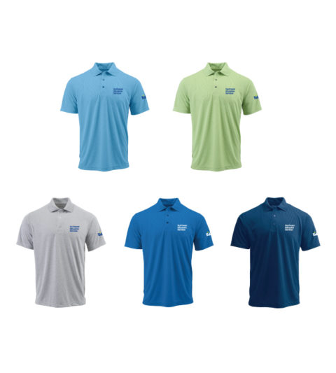 Men's Saratoga Polo [PARA-100|L#1/SLV] - Threads Custom Gear